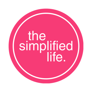 The Simplified Life Logo Magenta T-Shirt