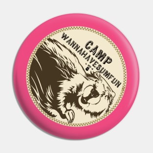 Camp Wannahavesumfun Logo Pin