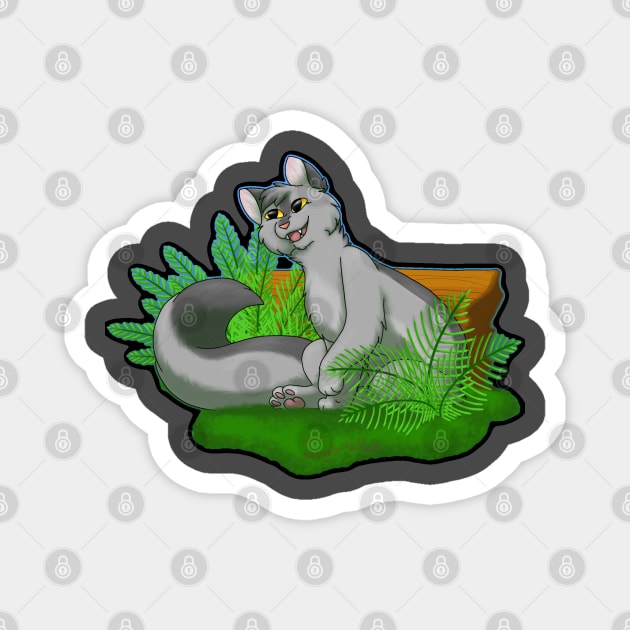 Greystripe Magnet by TangletallonMeow