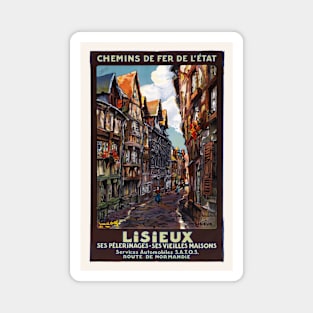 Lisieux France Vintage Poster 1930 Magnet