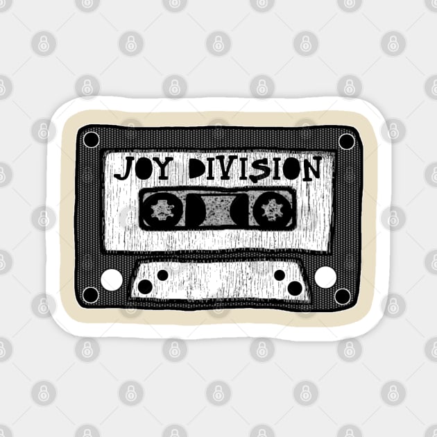 joy division cassette black and white Magnet by kurokurosaki