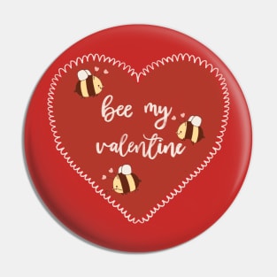 Bee My Valentine Pin