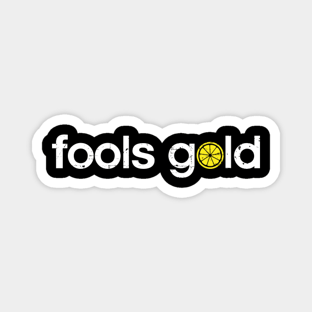 The Stone Roses Fools Gold Indie Manchester Integrated Lemon Magnet by buttercreative