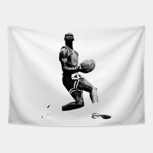 Michael Jordan // Retro Illustration Tapestry