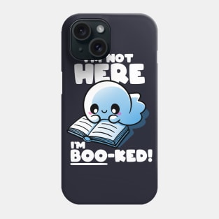 Boo-ked ghost Phone Case