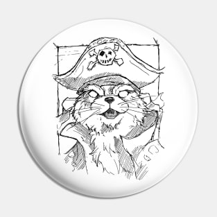 The Otter Pirate! Pin