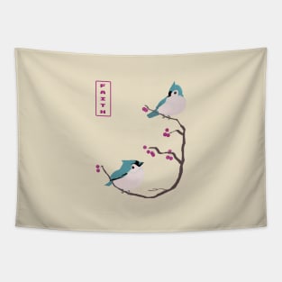 Birds of faith Tapestry