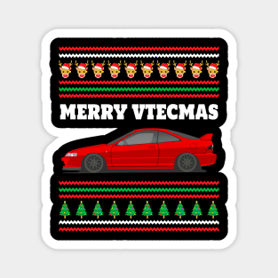 Merry Vtecmas Red Integra Magnet