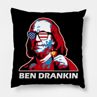 Joke President Benjamin Franklin Pillow