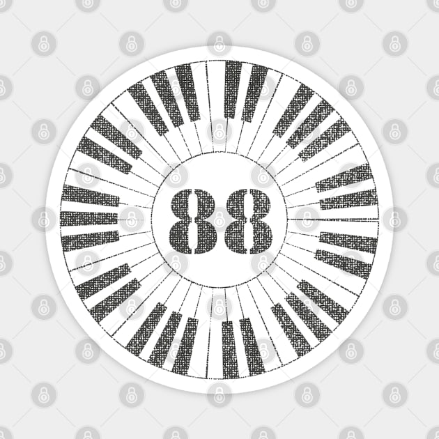 88 Keys Magnet by Sloat