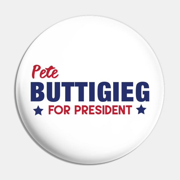 Pete Buttigieg for President Pin by Calculated