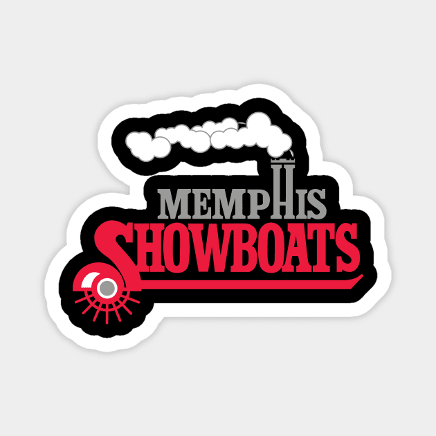 Memphis Showboats Magnet by HeyBeardMon