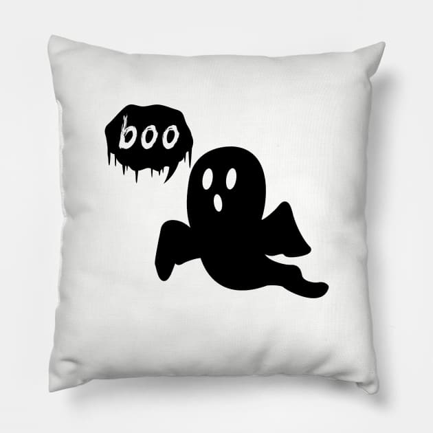 Ghost Of Disapproval t-shirt Pillow by adouniss