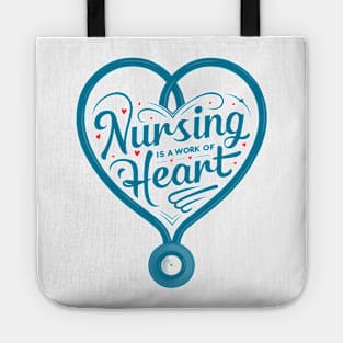 Heart of Care: Nursing Passion and Dedication Tote