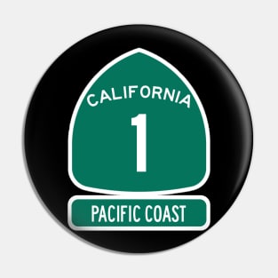 PACIFIC COAST Highway 1 California Sign Pin