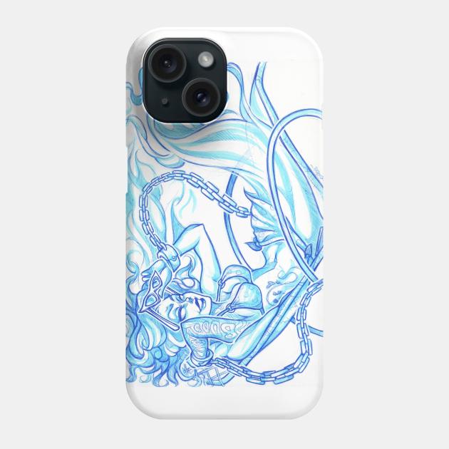 Ghost Girl PinUp Phone Case by pbarbalios