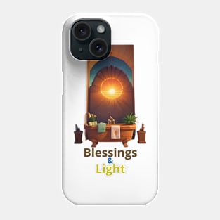 Blessings & Light / easter greetings / easter wishes Phone Case