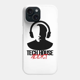 Tech House Addict - Black Phone Case