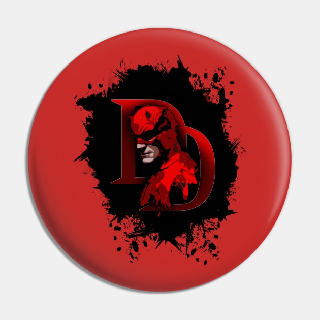 Red Devil Pin by GraphikTeez