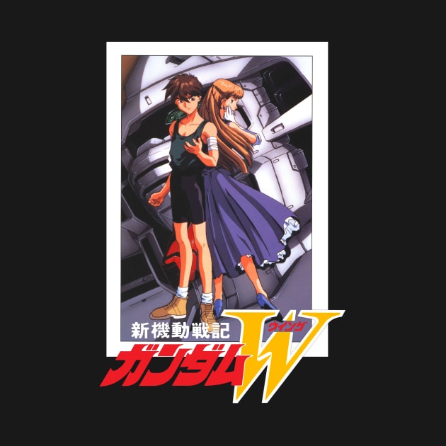 Gundam Wing Heero and Relena by beatrush