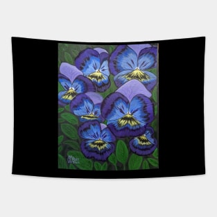 Pansy Flowers Tapestry