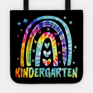 Kindergarten Rainbow Team Kinder Squad Girls Boys Tote