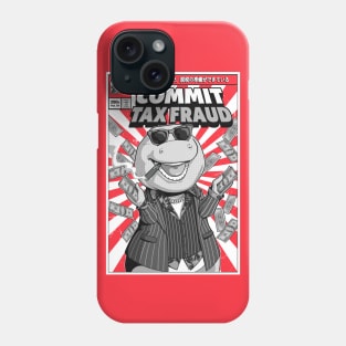 Barney Commit Tax Fraud Manga Style Phone Case