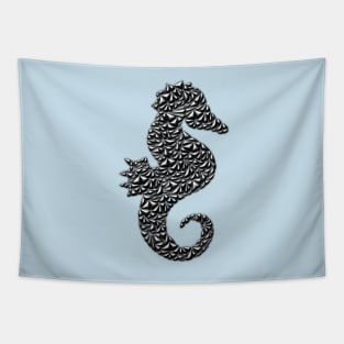 Metallic Seahorse Tapestry