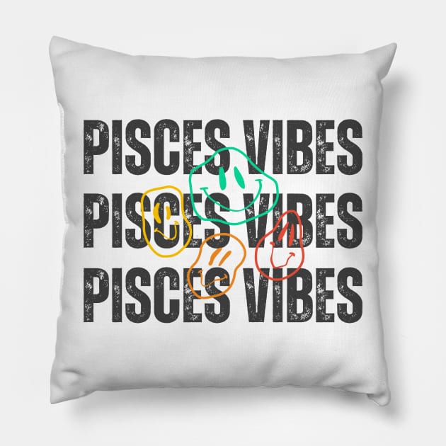 Pisces Vibes Pillow by astraltrvl