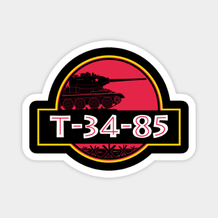 T-34-85 as a dinosaur! Magnet