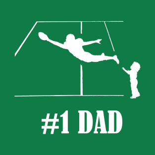 #1 Football Dad T-Shirt