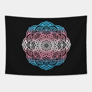 Trans Pride Mandala Tapestry