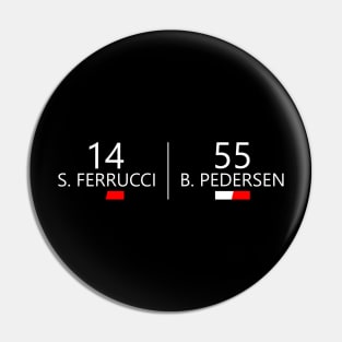 Ferrucci Pedersen white text Pin