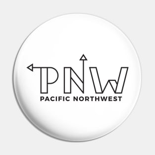 Pacific Northwest Vectors Pin