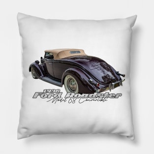 1936 Ford Roadster Model 68 Convertible Pillow