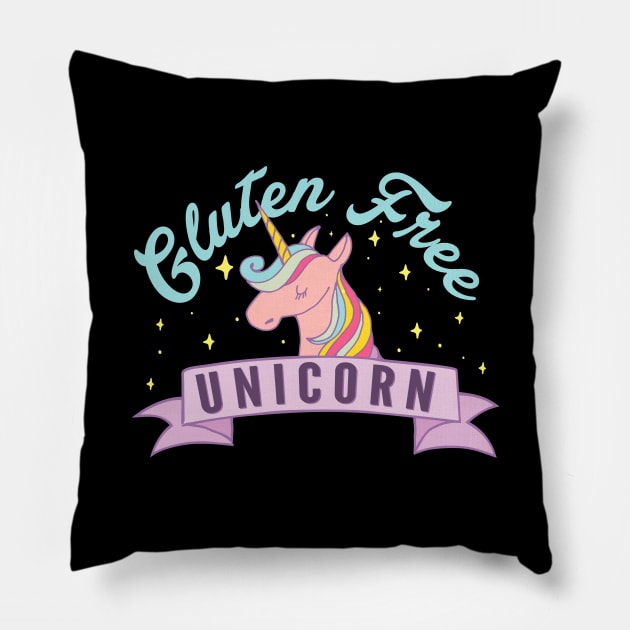 Gluten Free Unicorn Pillow by thingsandthings