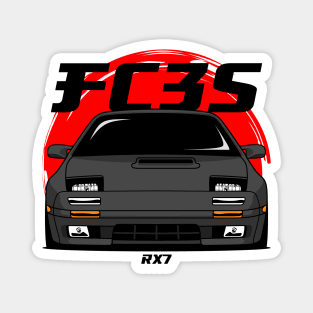 Black FC RX 7 Magnet