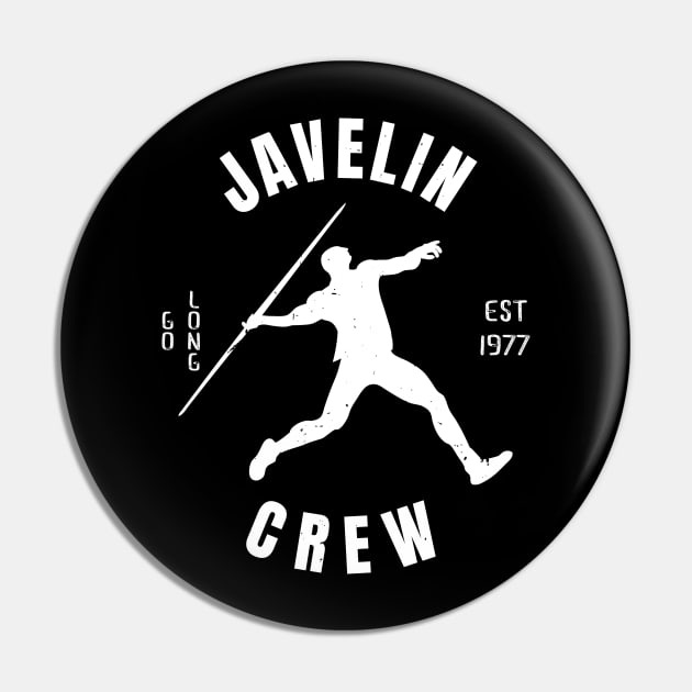 Mens Athletics Javelin Crew Athlete Gift Pin by atomguy