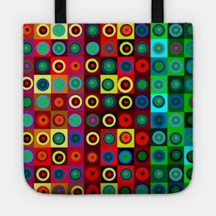 Abstract Shapes and Colours Tote