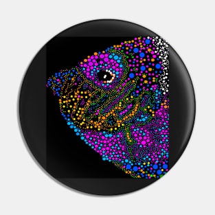 Angel Fish Abstract Pin