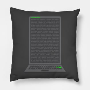 The Monolith AI Prompt Pillow