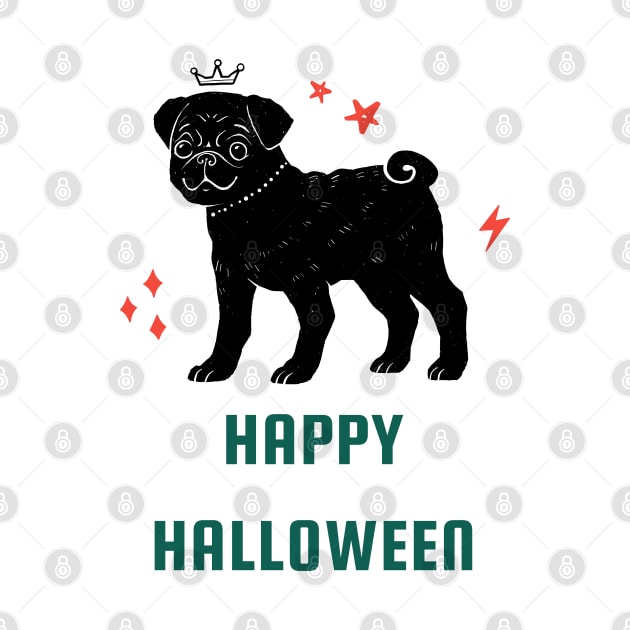 Pug Halloween by Mplanet