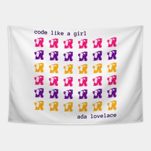 Ada Lovelace - Programmer girl Tapestry