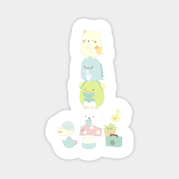 Sumikko gurashi Magnet by miguelest@protonmail.com