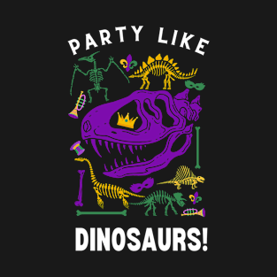 dinosaurs mardi gras T-Shirt