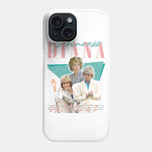 Princess Diana // Retro 80s Fan Artwork Phone Case by DankFutura