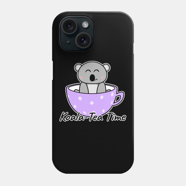 Koala-Tea Time Phone Case by LunaMay