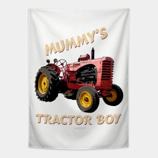 Mummy's Tractor Boy Tapestry