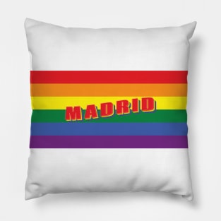 Madrid Pride: Celebrate Love, Equality and Diversity Pillow