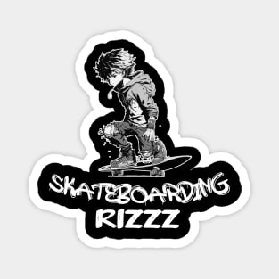 Skateboarding Rizzz Magnet